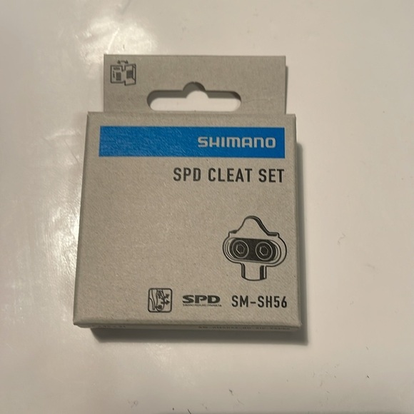 NIB Shimano SM-SH56 SPD Peloton Cycling Outdoor Easy Release Indoor Cleat Set - Picture 2 of 3